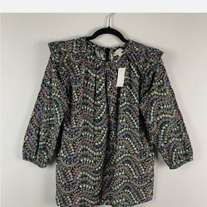 Ann Taylor Multicolor Floral Blouse